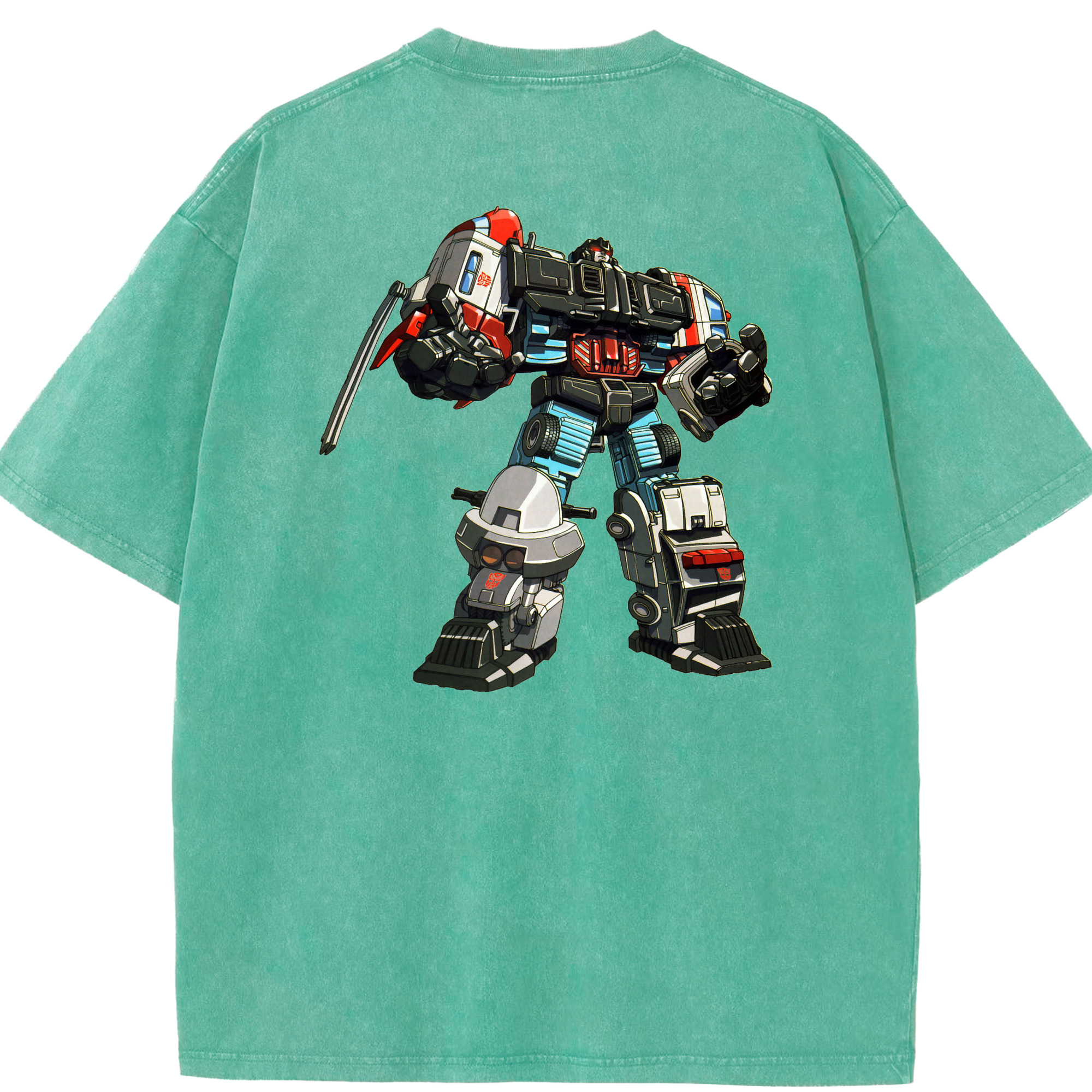 （画像用）  綿100% ヴィンテージ風 半袖Tシャツ（背面プリント）
